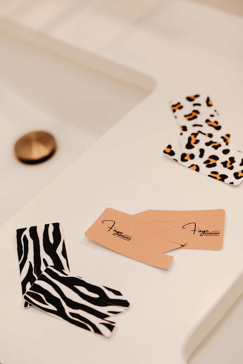 zebra print fage face tape