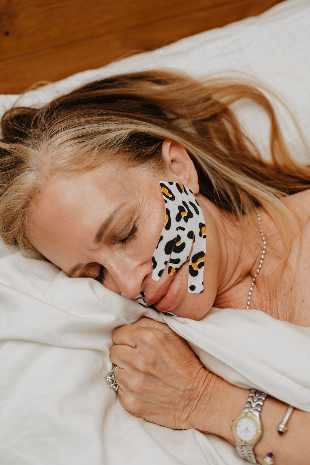 cheetah print fage face tape
